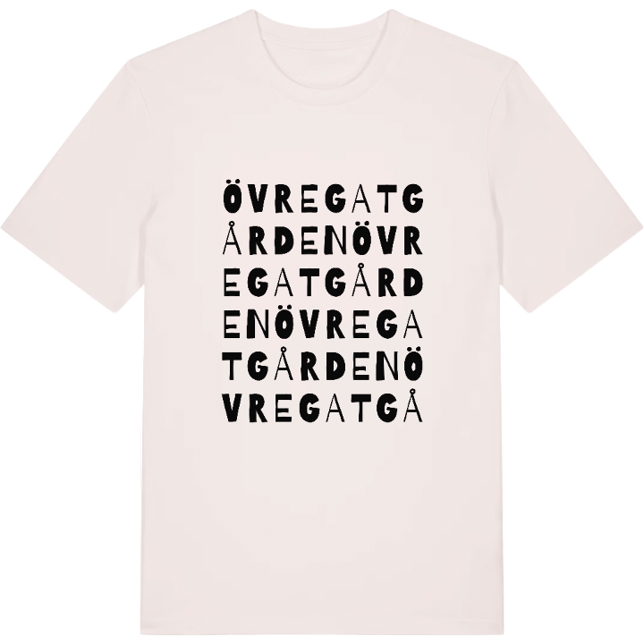 Övre Gatgården wordplay t-shirt – t-shirt from PinShirt