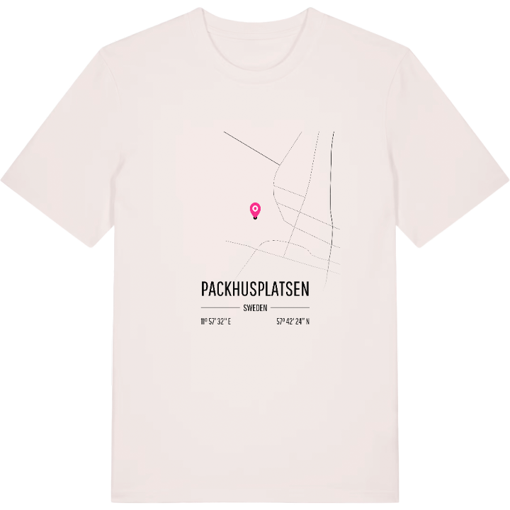 Packhusplatsen map t-shirt – t-shirt from PinShirt