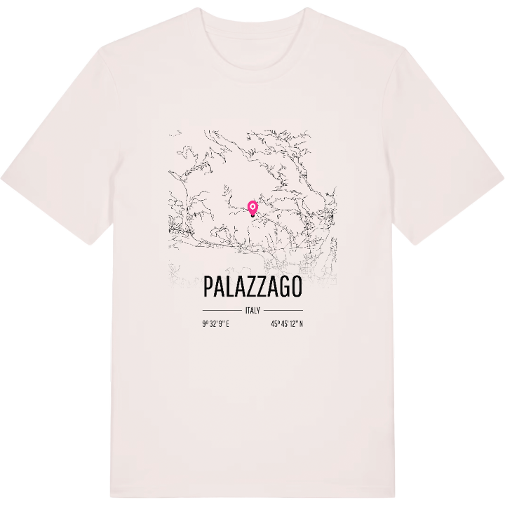 Palazzago map t-shirt – t-shirt from PinShirt