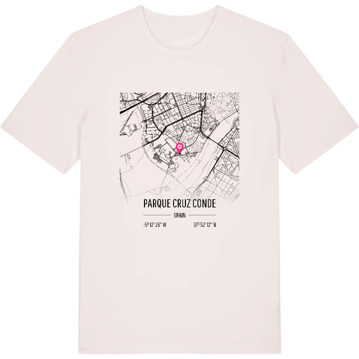 Parque Cruz Conde map t-shirt – t-shirt from PinShirt