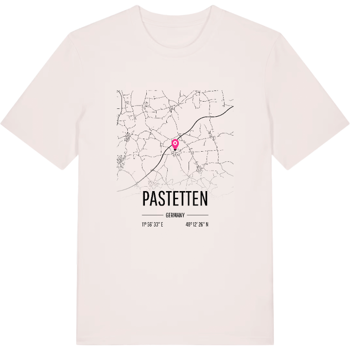 Pastetten map t-shirt – t-shirt from PinShirt