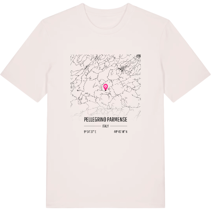 Pellegrino Parmense map t-shirt – t-shirt from PinShirt