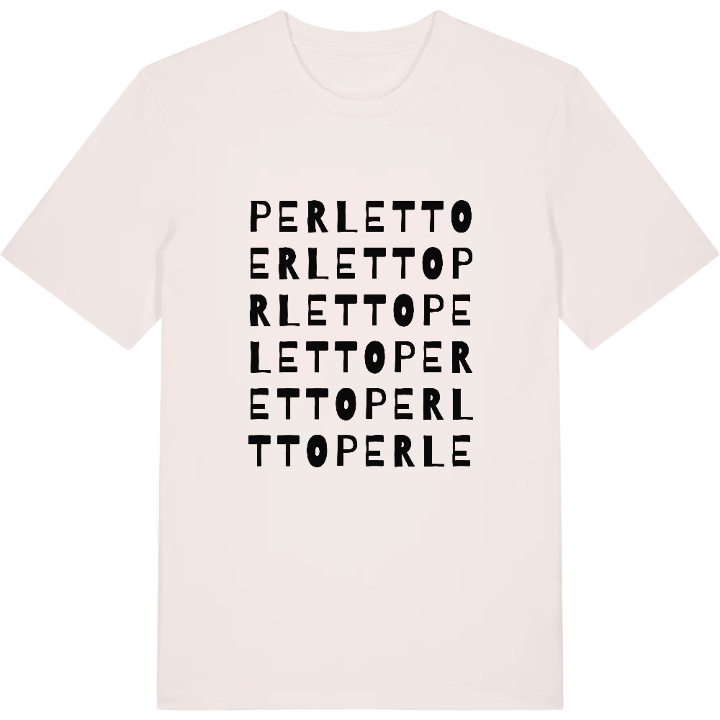 Perletto wordplay t-shirt – t-shirt from PinShirt