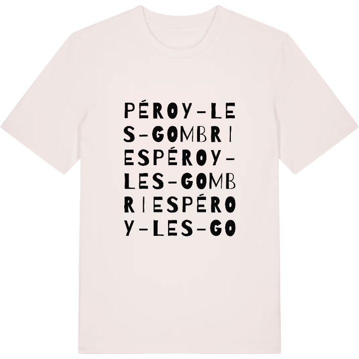 Péroy-les-Gombries wordplay t-shirt – t-shirt from PinShirt