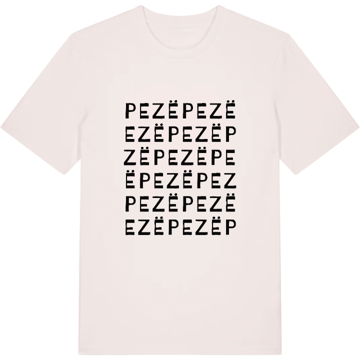 Pezë wordplay t-shirt – t-shirt from PinShirt
