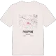 Philippine karta t-shirt