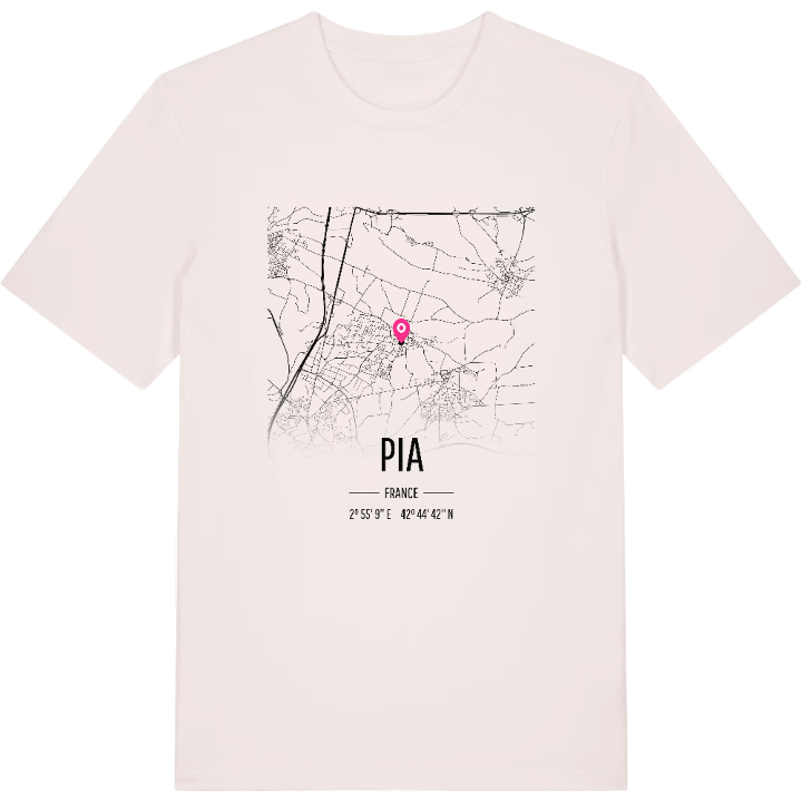 Pia map t-shirt – t-shirt from PinShirt