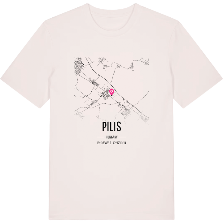 Pilis map t-shirt – t-shirt from PinShirt
