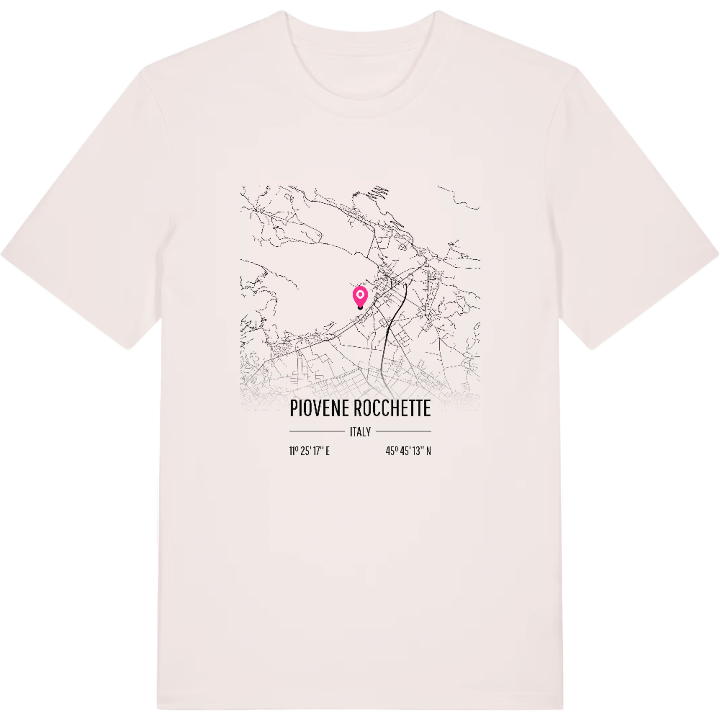 Piovene Rocchette map t-shirt – t-shirt from PinShirt