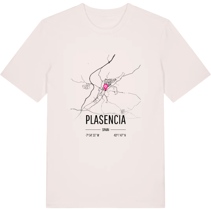 Plasencia map t-shirt – t-shirt from PinShirt