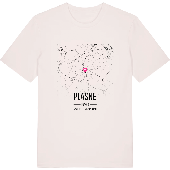 Plasne map t-shirt – t-shirt from PinShirt