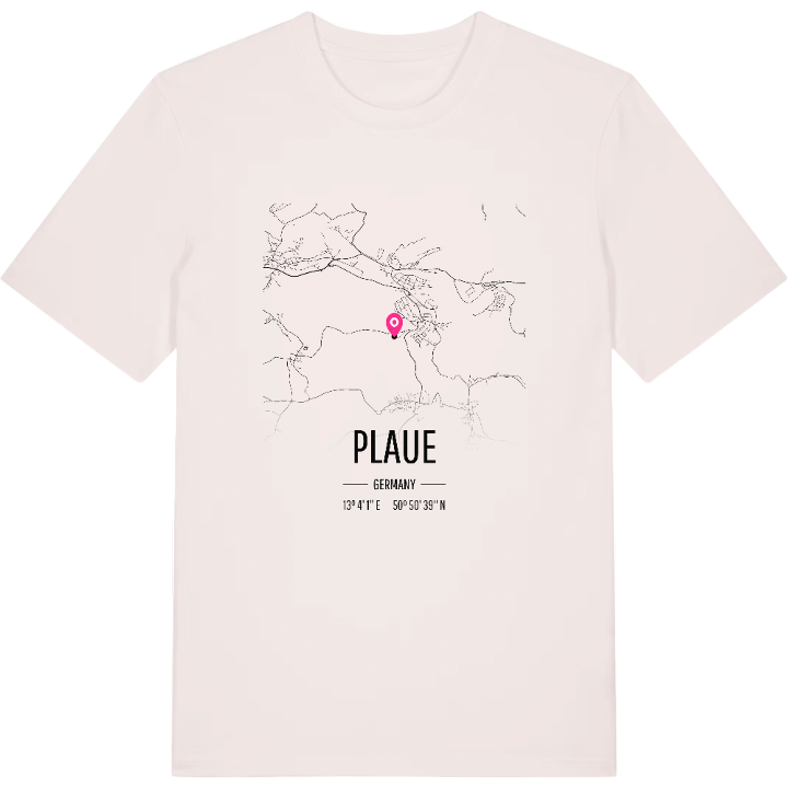 Plaue map t-shirt – t-shirt from PinShirt