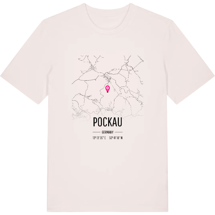 Pockau map t-shirt – t-shirt from PinShirt