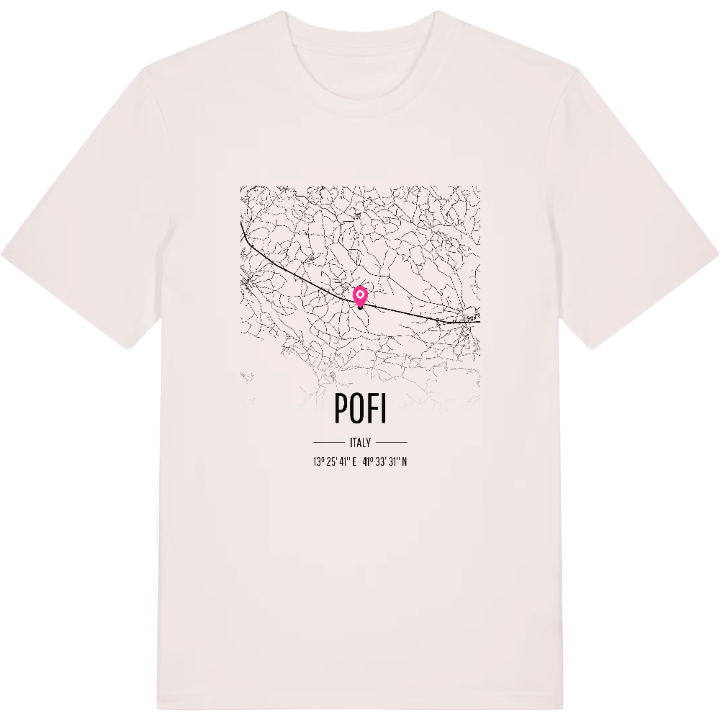 Pofi map t-shirt – t-shirt from PinShirt