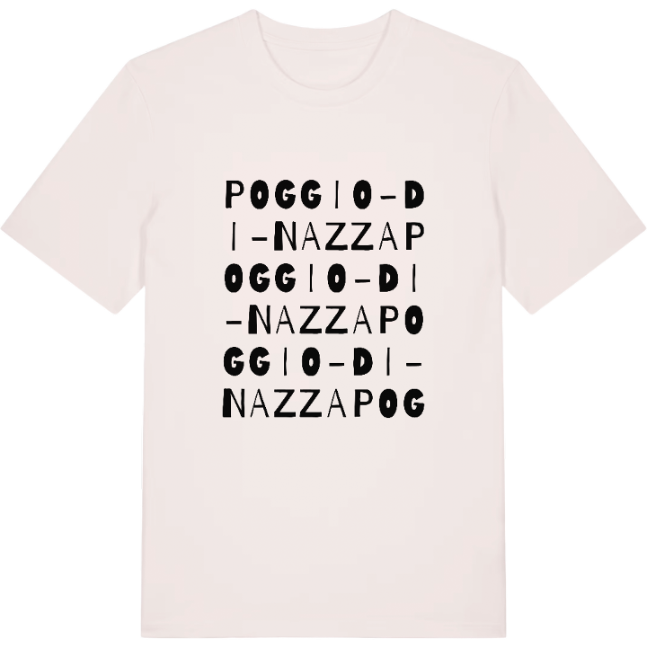 Poggio-di-Nazza wordplay t-shirt – t-shirt from PinShirt