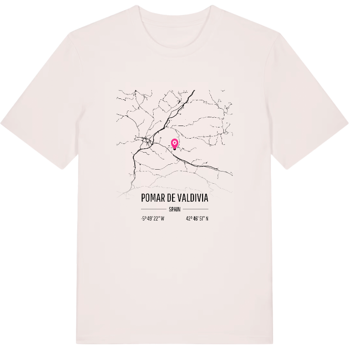 Pomar de Valdivia map t-shirt – t-shirt from PinShirt