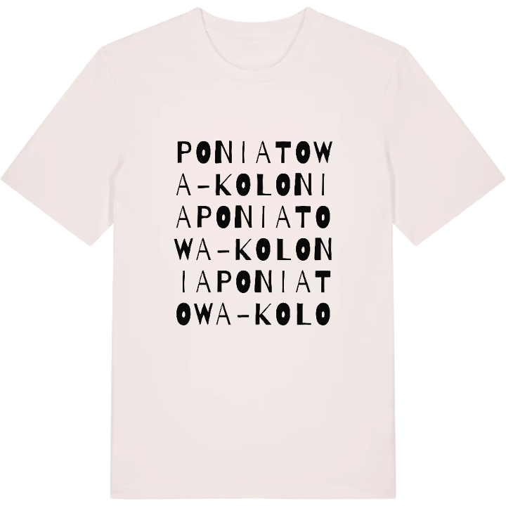 Poniatowa-Kolonia wordplay t-shirt – t-shirt from PinShirt