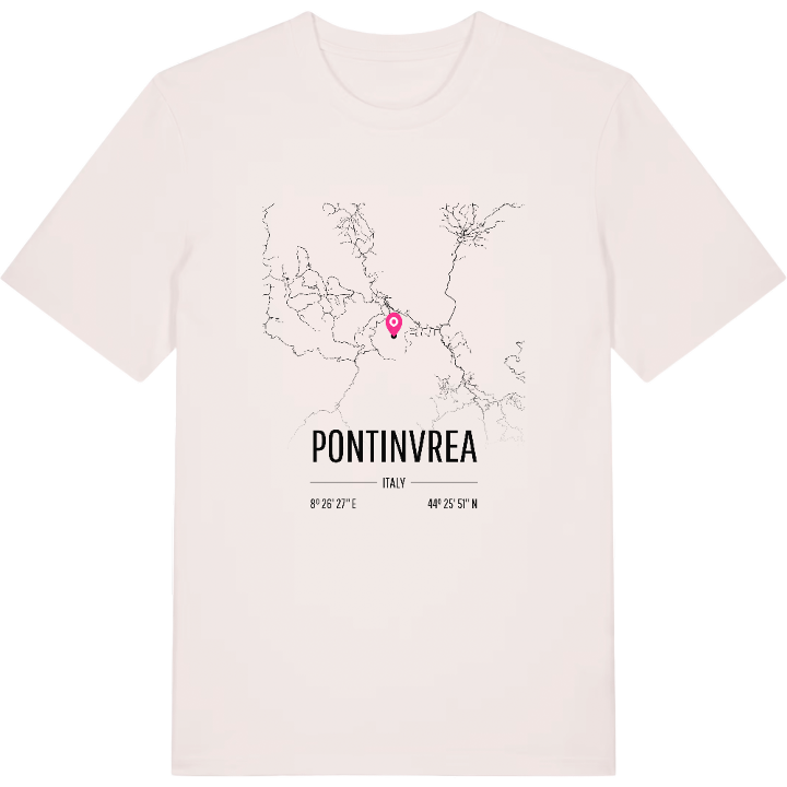 Pontinvrea map t-shirt – t-shirt from PinShirt