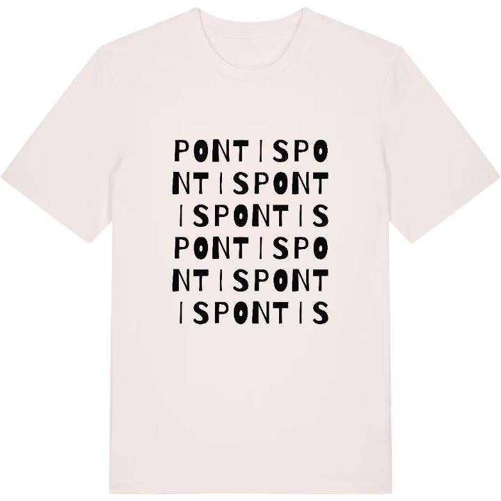 Pontis wordplay t-shirt – t-shirt from PinShirt