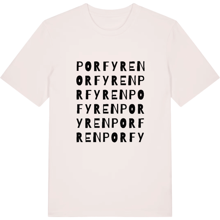Porfyren wordplay t-shirt – t-shirt from PinShirt