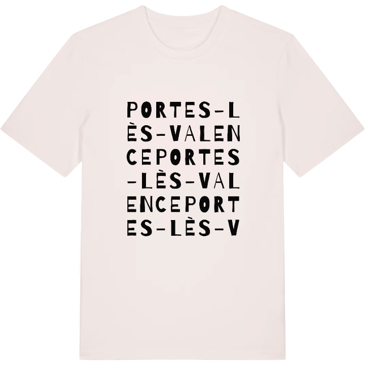 Portes-lès-Valence wordplay t-shirt – t-shirt from PinShirt