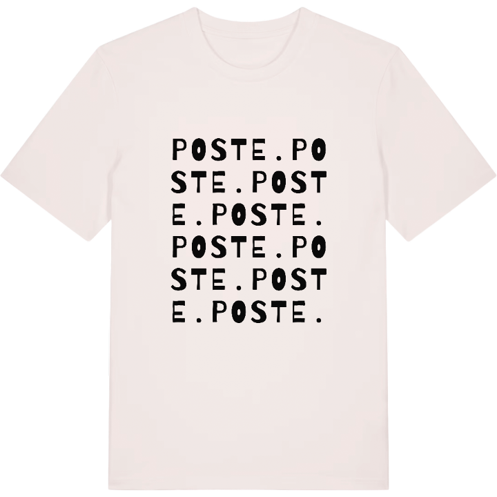 Poste. wordplay t-shirt – t-shirt from PinShirt
