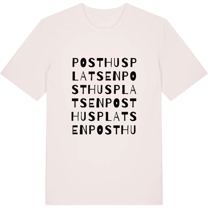 Posthusplatsen wordplay t-shirt – t-shirt from PinShirt