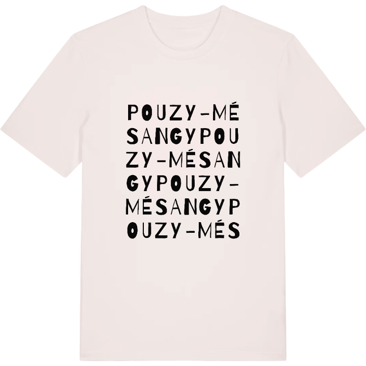 Pouzy-Mésangy wordplay t-shirt – t-shirt from PinShirt