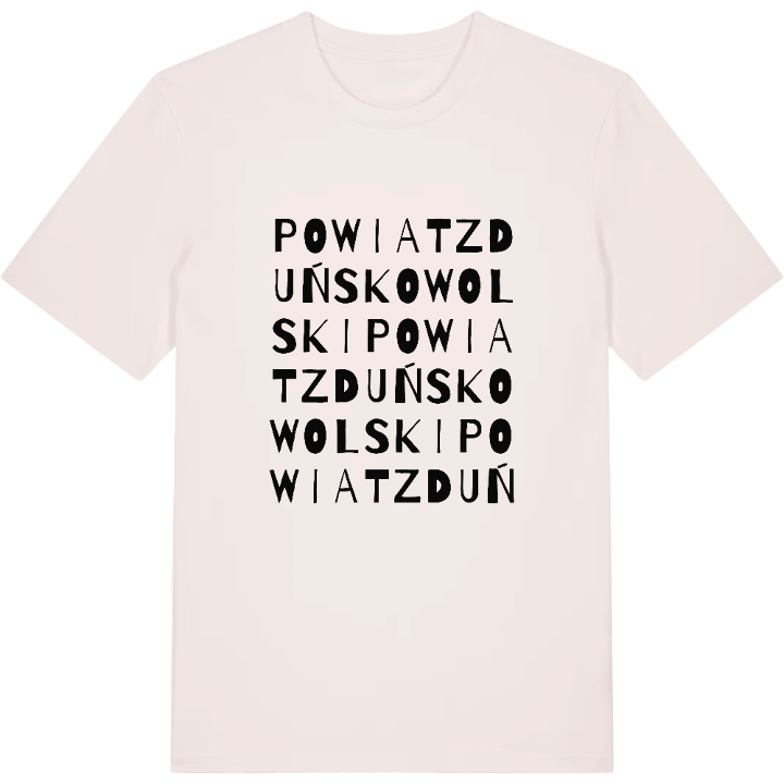 powiat zduńskowolski wordplay t-shirt – t-shirt from PinShirt