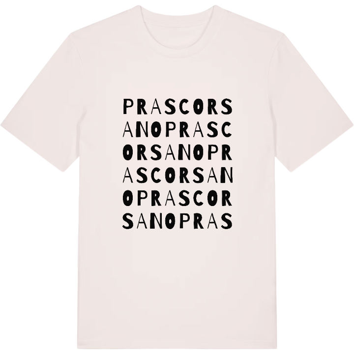 Prascorsano wordplay t-shirt – t-shirt from PinShirt