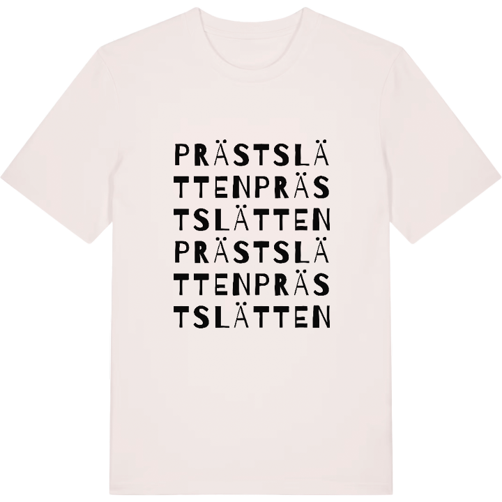 Prästslätten wordplay t-shirt – t-shirt from PinShirt