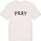 Pray böjd t-shirt