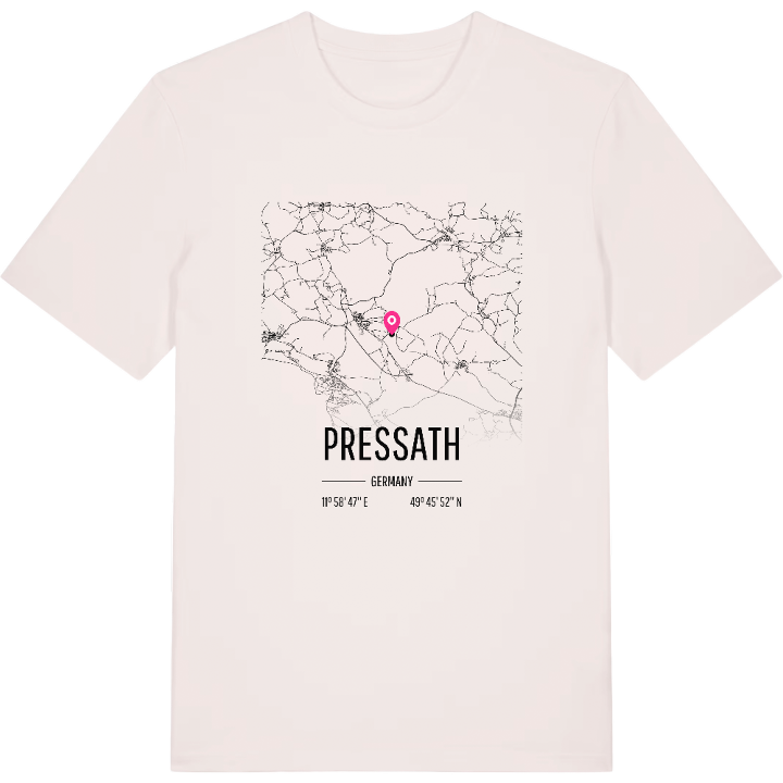 Pressath map t-shirt – t-shirt from PinShirt