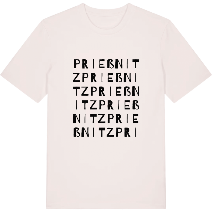 Prießnitz wordplay t-shirt – t-shirt from PinShirt