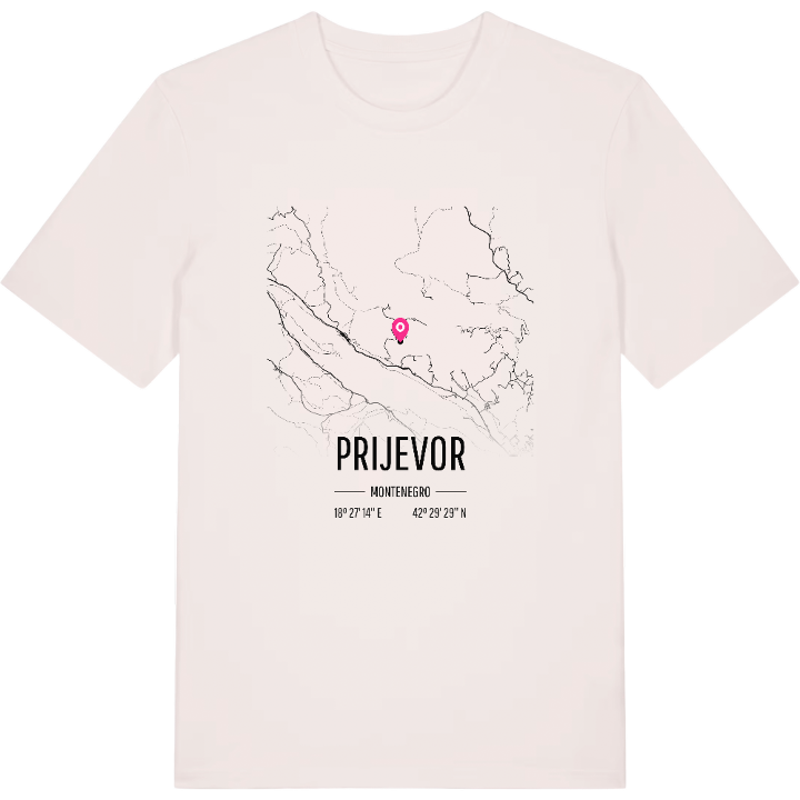Prijevor map t-shirt – t-shirt from PinShirt