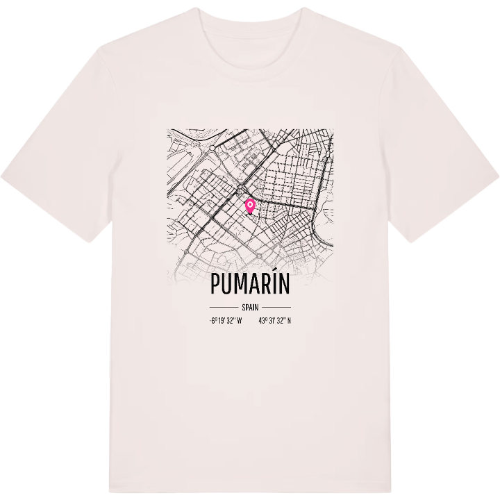 Pumarín map t-shirt – t-shirt from PinShirt