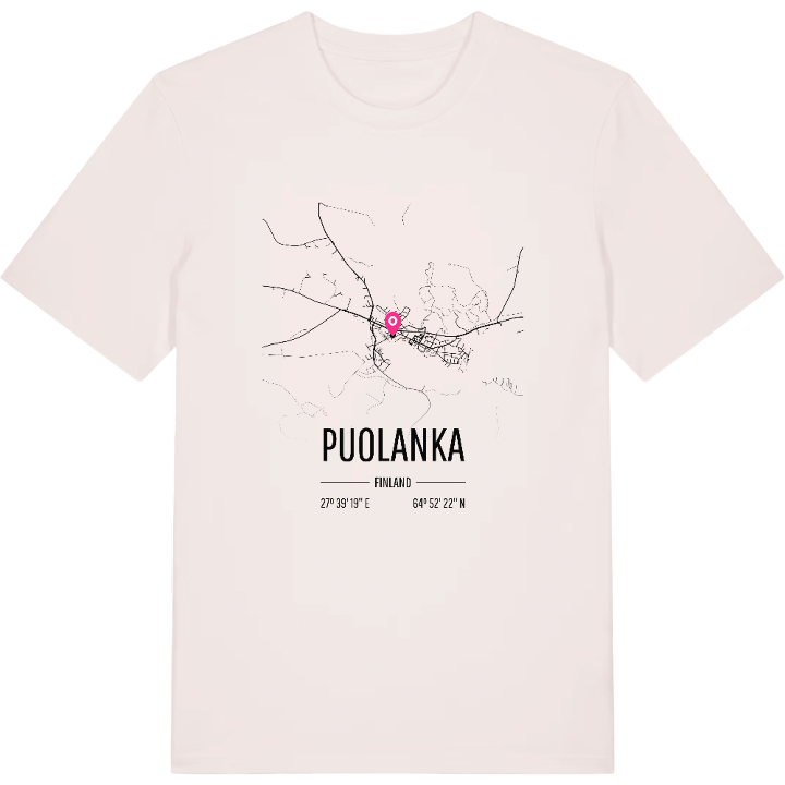 Puolanka map t-shirt – t-shirt from PinShirt
