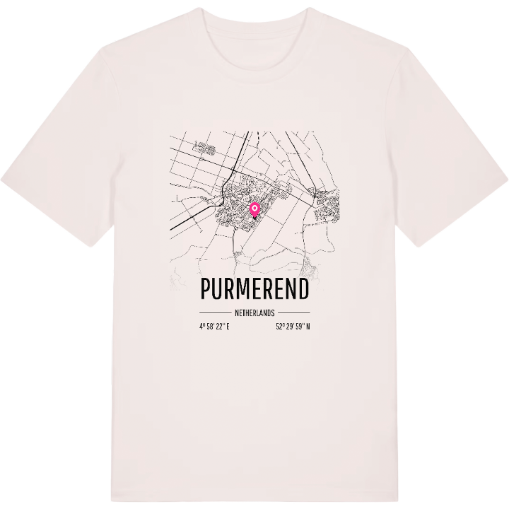 Purmerend map t-shirt – t-shirt from PinShirt