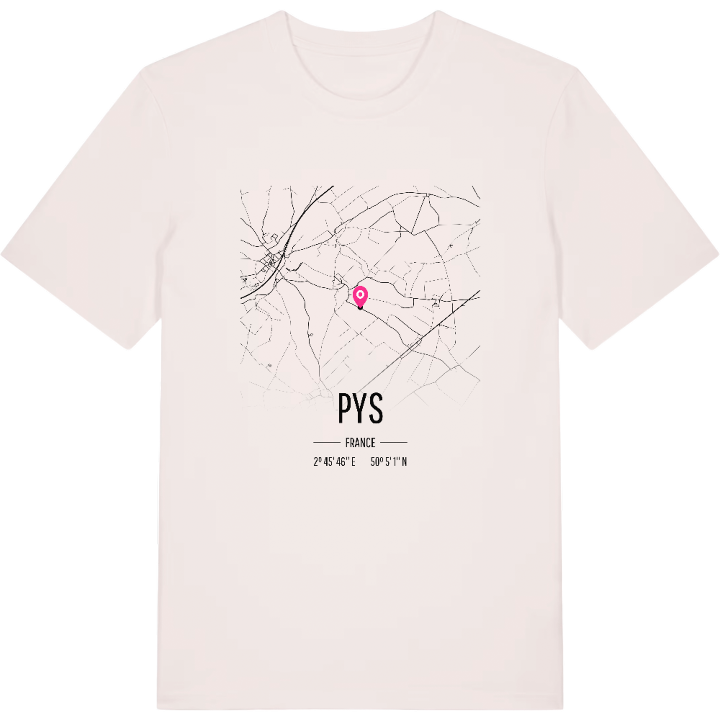 Pys map t-shirt – t-shirt from PinShirt