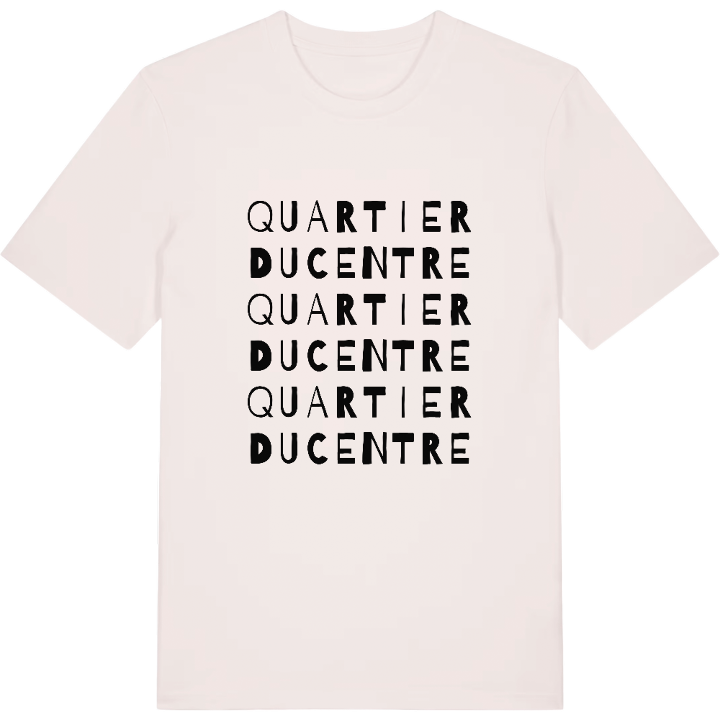 Quartier du Centre wordplay t-shirt – t-shirt from PinShirt