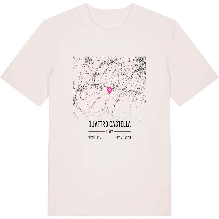 Quattro Castella map t-shirt – t-shirt from PinShirt