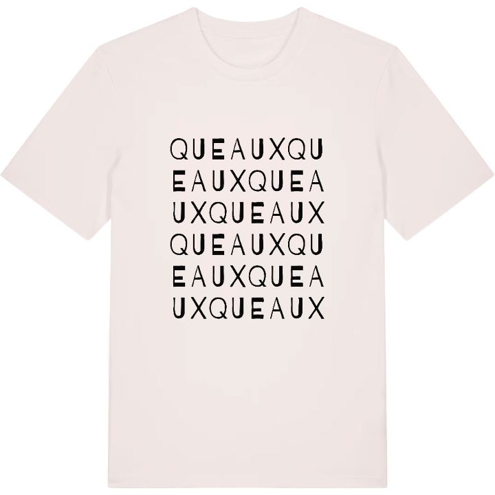 Queaux wordplay t-shirt – t-shirt from PinShirt