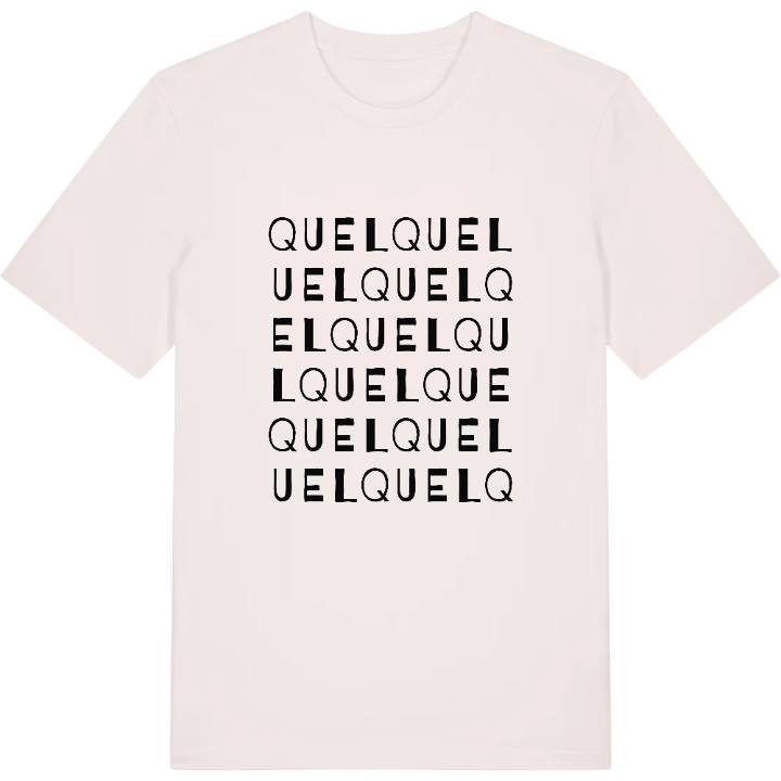 Quel wordplay t-shirt – t-shirt from PinShirt