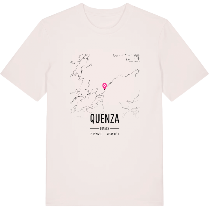 Quenza map t-shirt – t-shirt from PinShirt