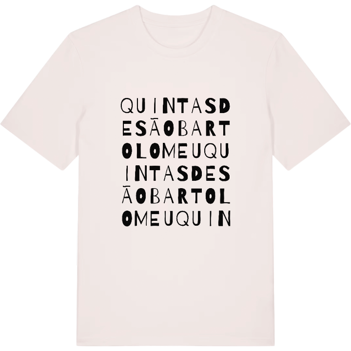 Quintas de São Bartolomeu wordplay t-shirt – t-shirt from PinShirt
