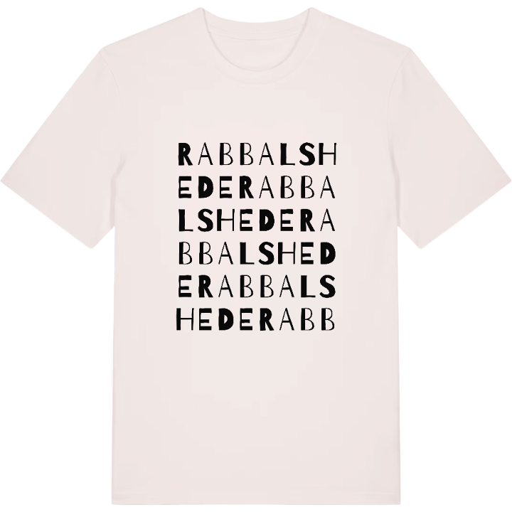 Rabbalshede wordplay t-shirt – t-shirt from PinShirt