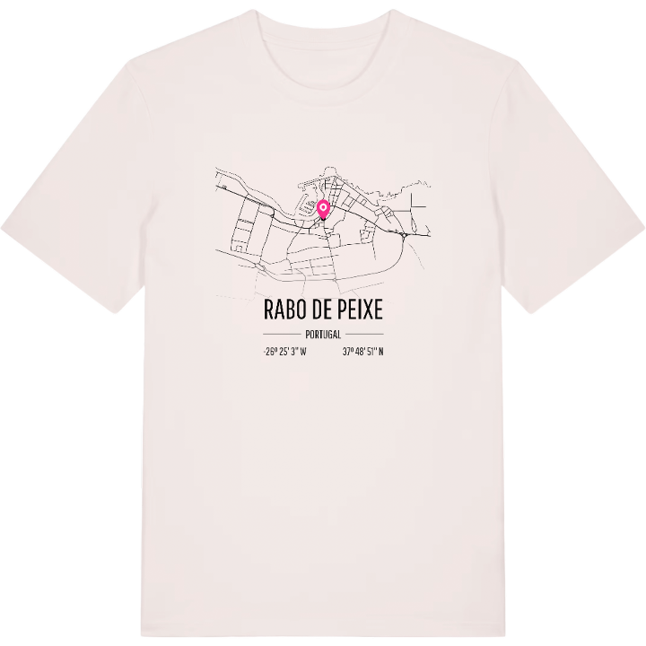 Rabo de Peixe map t-shirt – t-shirt from PinShirt