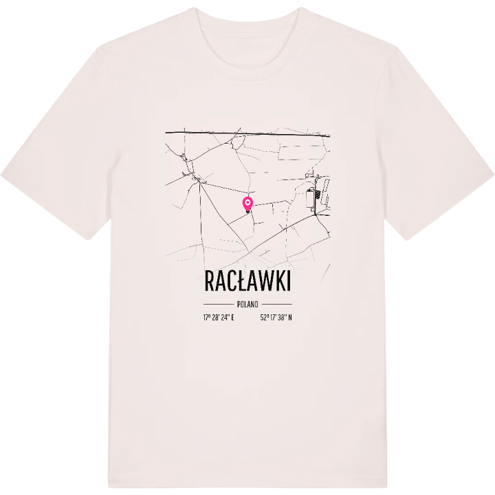 Racławki map t-shirt – t-shirt from PinShirt