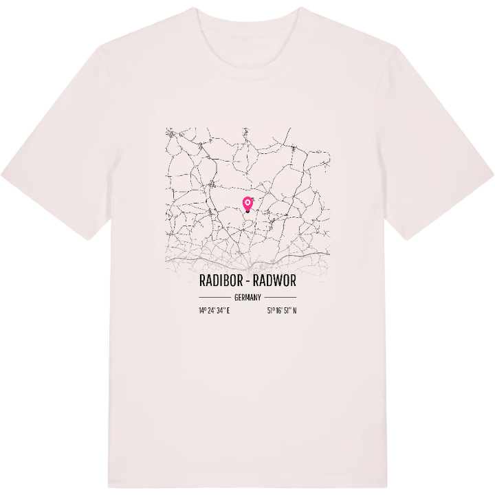 Radibor - Radwor map t-shirt – t-shirt from PinShirt