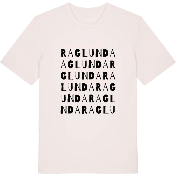 Raglunda wordplay t-shirt – t-shirt from PinShirt